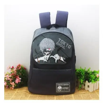 

Japanese style tokyo ghoul backpack canvas new fashion Cosplay anime Printing Backpack unisex computer backpack