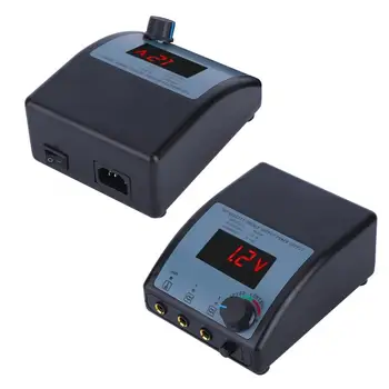 

Tattoo Power Supply Tattoo Clip Cord Professional Tattoo Machine Dual Power Supply LCD Display Tattoo Regulator Tattoo Tool