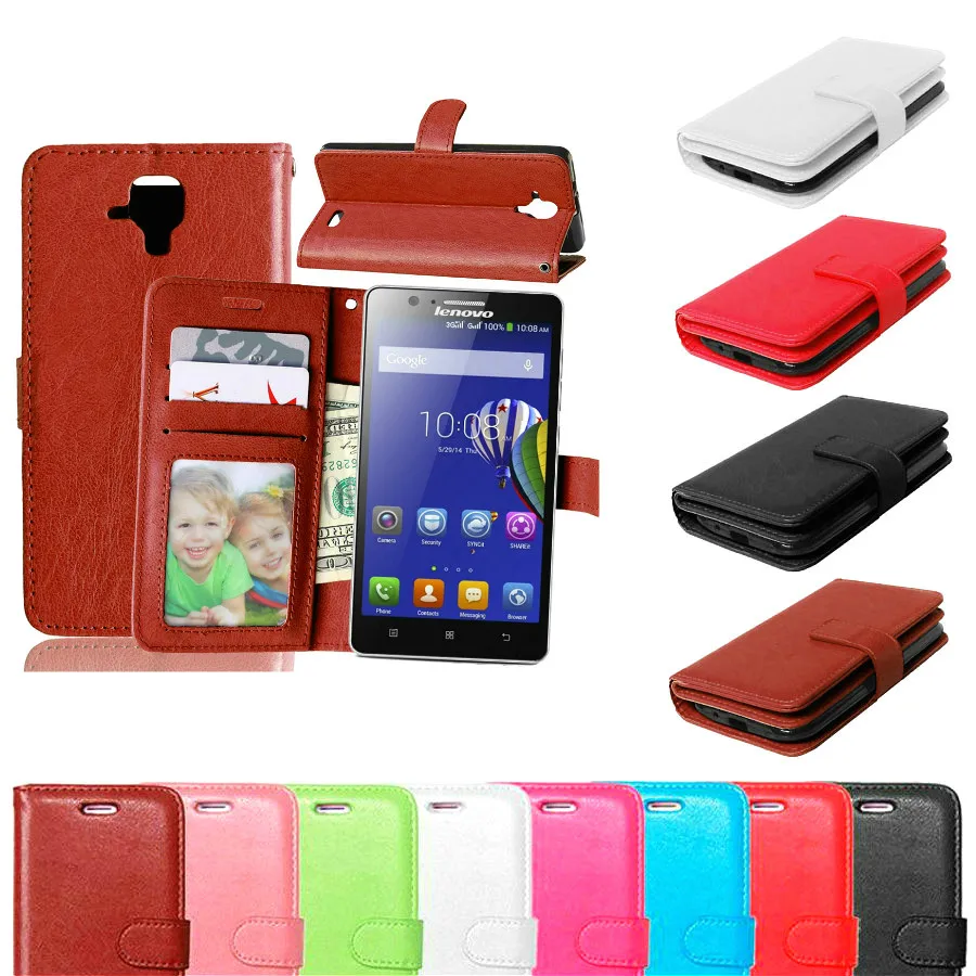 Phone Bag For Lenovo A 536 Skin Wallet Book Style Stand Pu Leather
