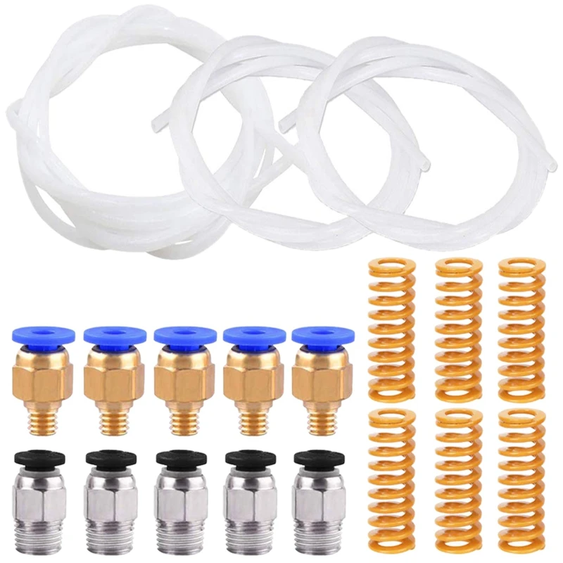 

2 Pieces Ptfe Teflon Tube(1 Meters) +1 Piece Ptfe Teflon Tube (2 Meters)+5 Pieces Pc4-M6 Quick Fitting + 5 Pieces Pc4-M10 Stra