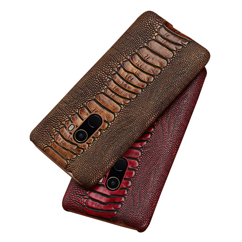 Роскошный чехол для Xio mi 9 se 8 lite Pro Max3 Pocophone F1 Mi x 2S 3 Armor Ostrich Leg Red Note 7 6 5 4X|Бамперы| |