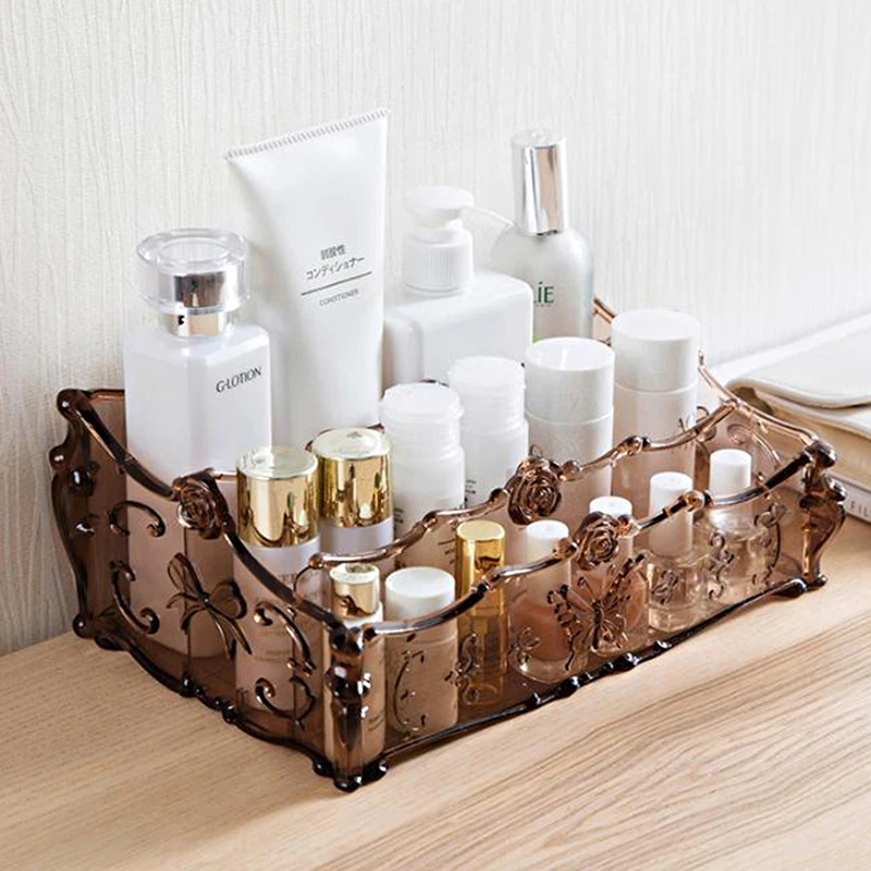 

Makeup Storage Box Cosmetic Display Case Lipstick Storage Boxes Desktop Sundry Jewelry Organizer