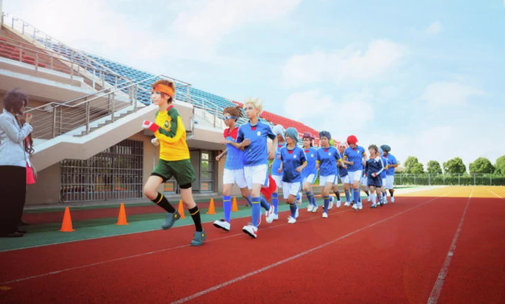 Inazuma Eleven Inazuma Япония футбольная команда летняя Школьная форма Косплей Костюм Спортивная униформа по индивидуальному заказу