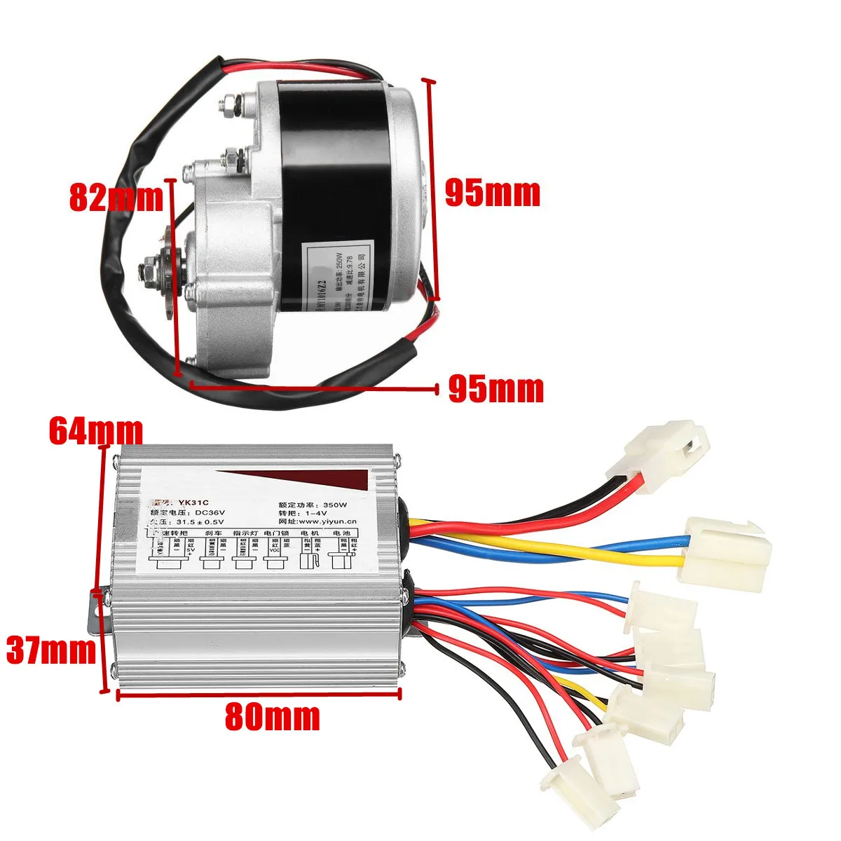 Cheap 36V 250W Extended Shaft Speed Control Switch Electric Bike Conversion Motor Controller Kit For 22-28 Common Bicycle 5 Cheap 36V 250W Extended Shaft Speed Control Switch Electric Bike Conversion Motor Controller Kit For 22-28 Common Bicycle 5