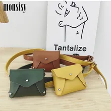 Monsisy/Детская поясная сумка из искусственной кожи; поясная сумка; детская сумка на плечо; модная цветная поясная сумка для маленьких девочек и мальчиков; кошелек; поясная сумка