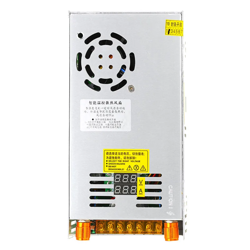  Switching Power Supply Transformer Adjustable AC 110/220V to DC 0-24/36/48V 480W with Dual Digital 
