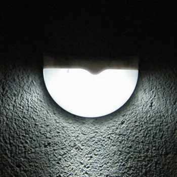

Solar Powered Wall Light Garden Light Waterproof IP55 Semicircle Villa Landscape Decorative Lamp in Residential Area