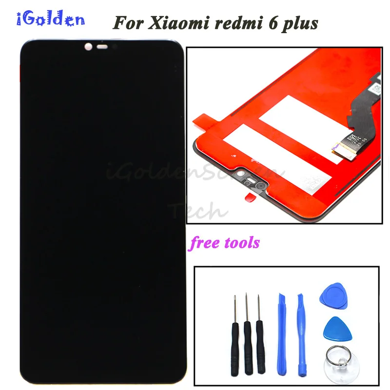 

For Xiaomi redmi 6 plus redmi 6plus LCD screen display+touch panel digitizer for Xiaomi redmi 6 plus+tools