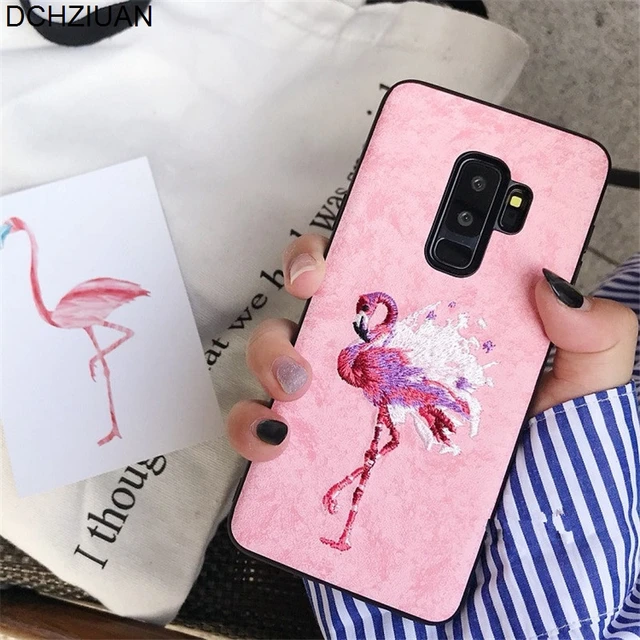 coque flamant rose galaxy s9