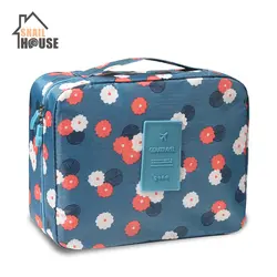 Snailhouse цветочная ткань портативная дорожная моющаяся сумка дорожная сумка для хранения квадратная косметичка ванная комната