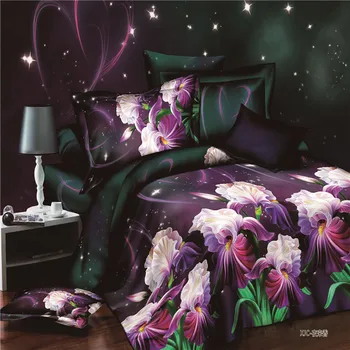 

Hot Sale Butterfly Blue Rose Romantic 3D Bedding Sets Duvet Cover Bedsheet Pillowcase 4pcs King Nice Soft Bedclothes29