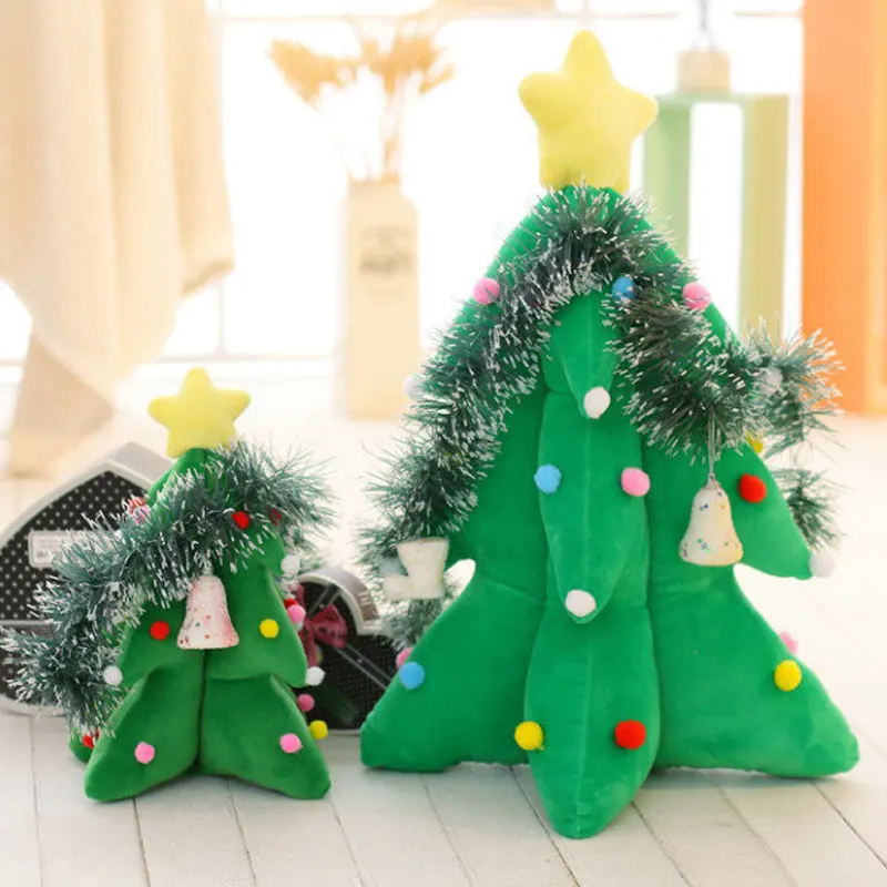 Christmas Tree 33cm Plush Plant Dolls Xmas Tree Decor Christmas Stuffed