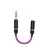 OKCSC HiFi Audio Cable 3.5mm 2.5mm 4.4mm Balanced Female Mum Adapter Cable to Male Output Dad for SONY Earphone Amplifier MP3 - Цвет: 3.5 female-4.4 male