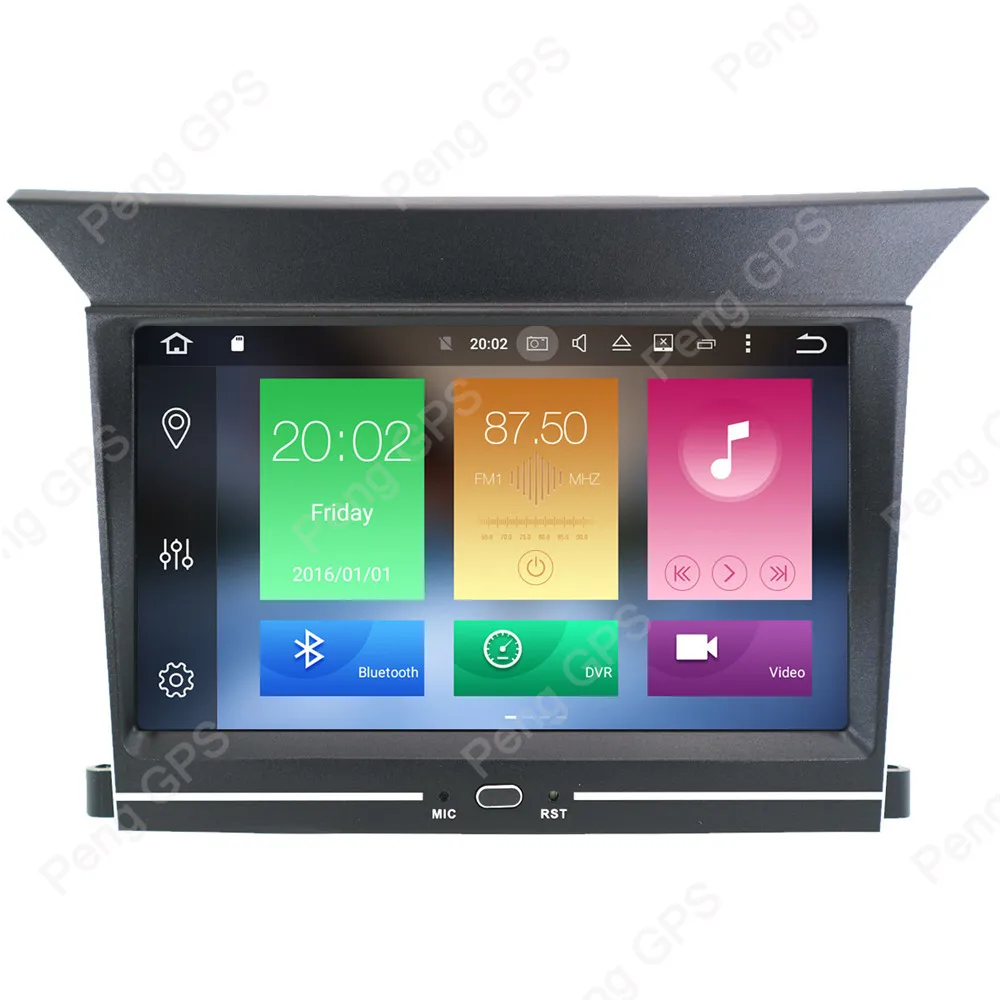 2 Din CD dvd-плеер Android 8,1 автомобильный радиоприемник с навигацией GPS для Honda Pilot 2009 2010 2011 2012 7 дюймов ips экран