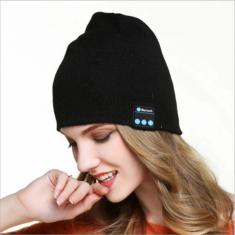 

Wireless Bluetooth Headset Cap, Smartphone, Music Hat Outdoor Sports Knit Cap