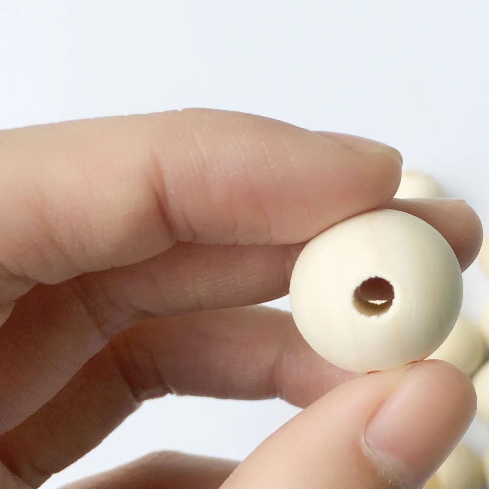 10 шт. деревянные бусины для прорезывателя зубов 20 мм|teethers for babies|food teetherbaby teether teething