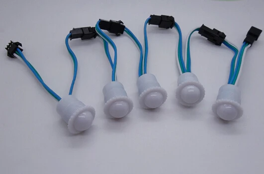 US $499.99 500pcs 20mm WS2811UCS1903 IC LED Full Color Pixel Modules RGB 5050SMD LED Modules Waterproof IP68 DC5V Input