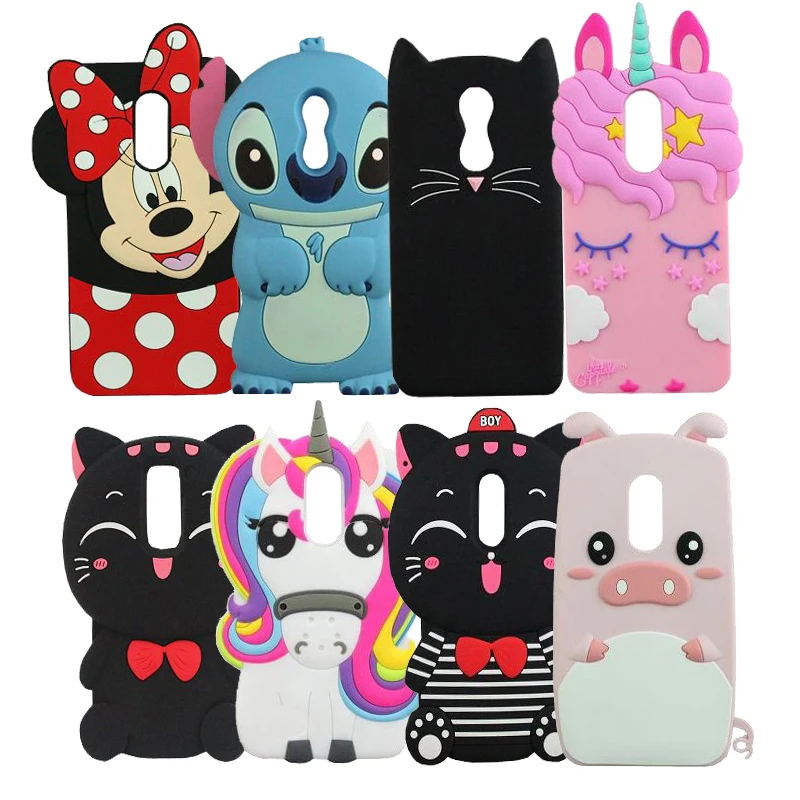 

Cute Case For Redmi 5 Lovely Unicorn Cat Minnie 3D Soft Cell Phone Cases Cover For Xiaomi Redmi 5 Plus