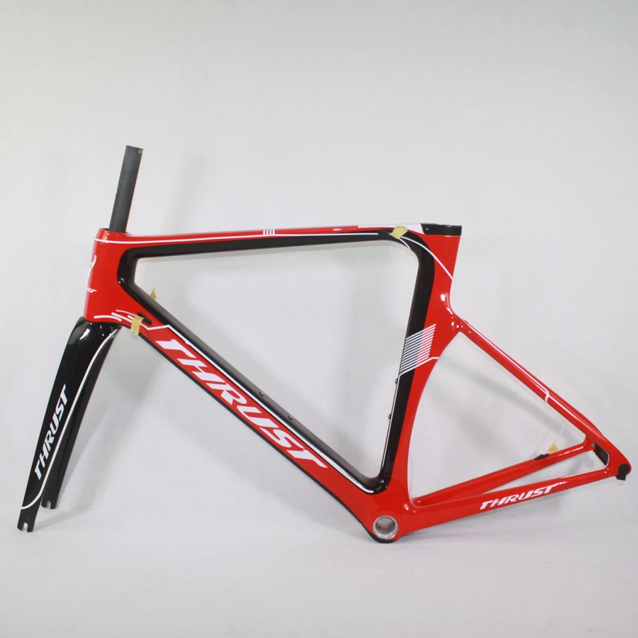 Cheap THRUST carbon road bike frame T1000 road bicycle frameset with fork di2 bike carbon road frame 48 50 52 54 56cm bicycle parts 20