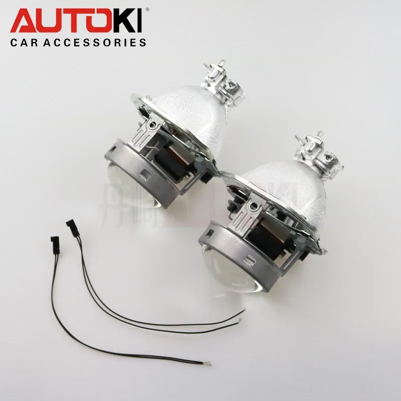 AUTOKI ECE EVOX-R HID Биксеноновые линзы проектора для AUDI C5 C6 A8 A4 B6/BMW E39 E53/Ford Fiesta/Benz ML W163/Lancer/Passat B6