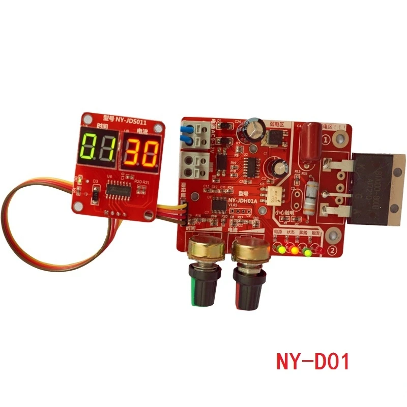 best soldering iron Spot Welders control Board 100A Digital display Spot welding time and current controller panel timing Ammeter NY-D01 best soldering iron for electronics