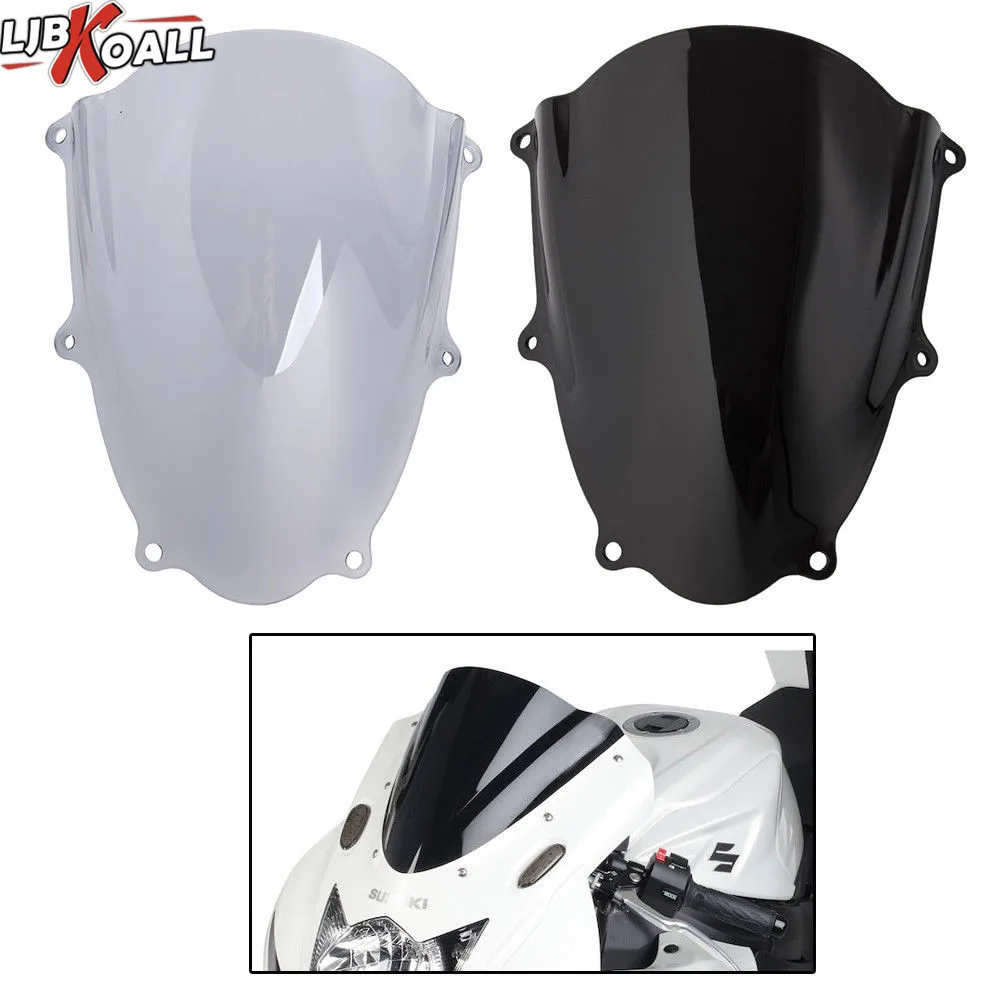 Лобовое стекло для Suzuki GSXR 1000 GSXR1000 K17 K18 2017 2018 2019 мотоциклетные двойные Пузырьковые