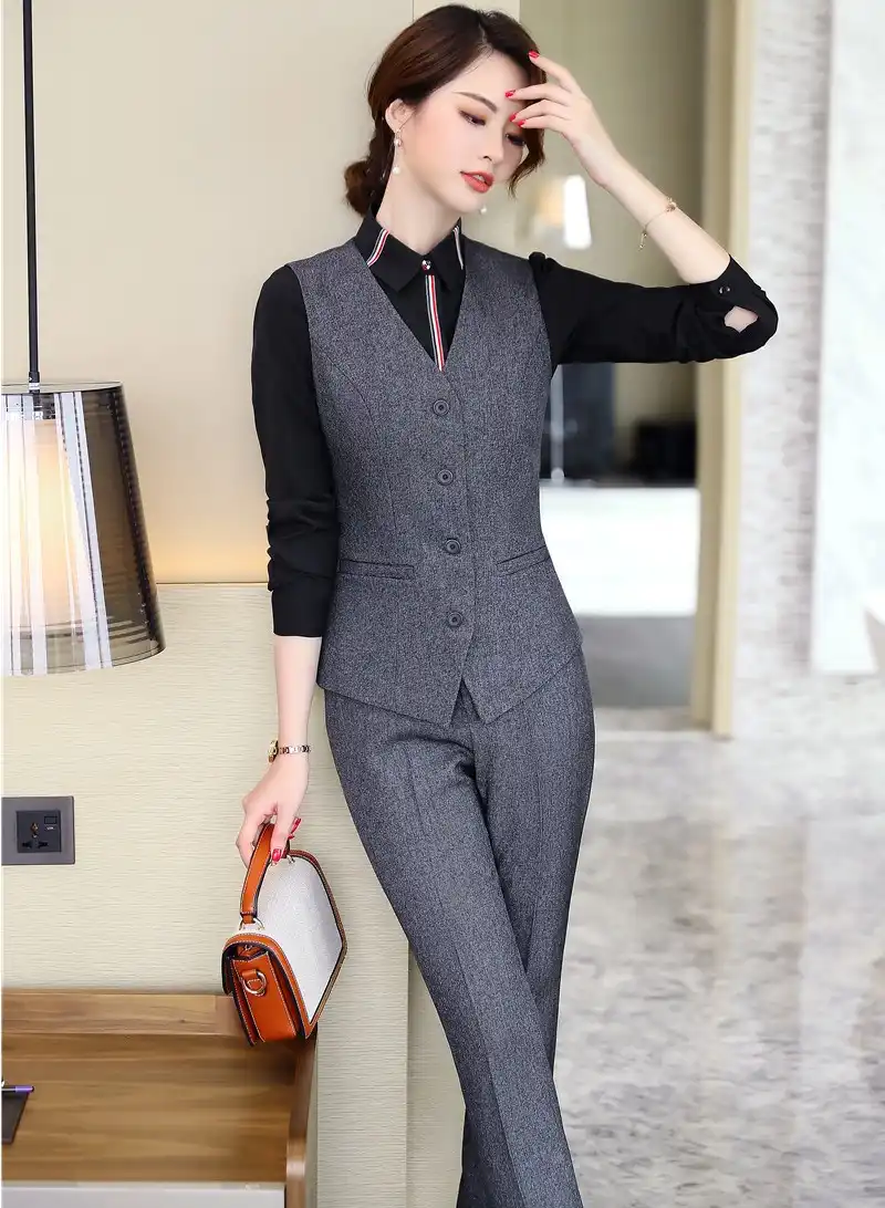 womens formal pants and tops