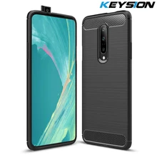 KYEISON Case for Oneplus 7 Pro Carbon Fiber Texture Shockproof Cover ProtectiveSoft TPU Silicone Case for oneplus 7 1+7 Pro