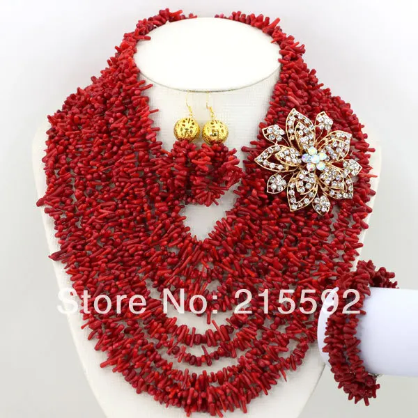 Buy Irregular Coral Jewelry Set African Jewelry Sets