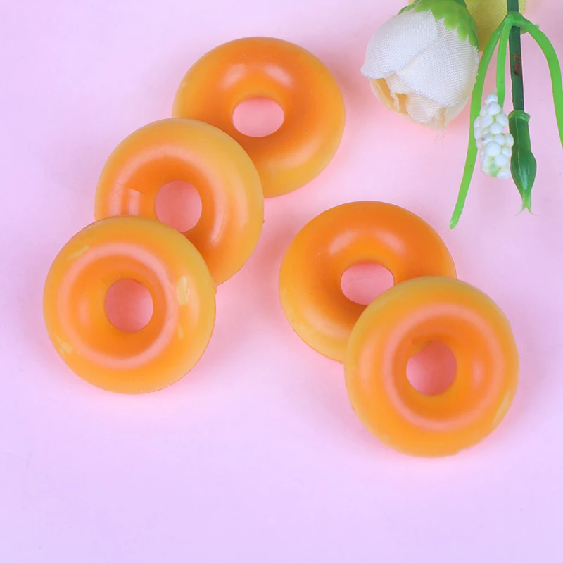 5 шт./лот аксессуары для кукольного домика 1:12 весы из смолы пончик Kawaii DIY ремесло