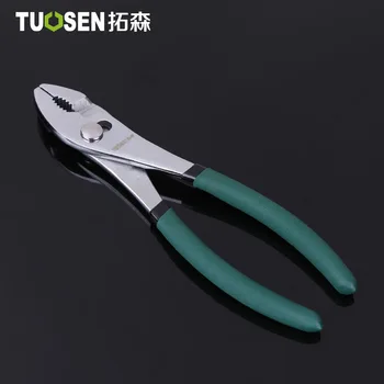 

TUOSEN 8" inches Slip Joint Pliers Pipe Pliers Household Hand Tools for Gripping Cutting Turning Nuts Green Handle Pliers