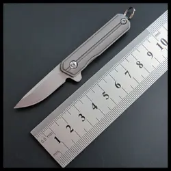 BJL Serge Mini Bean складные ножи Титан ручка D2 лезвие охотничий нож для использования на открытом воздухе кемпинг выживания карманный инструмент