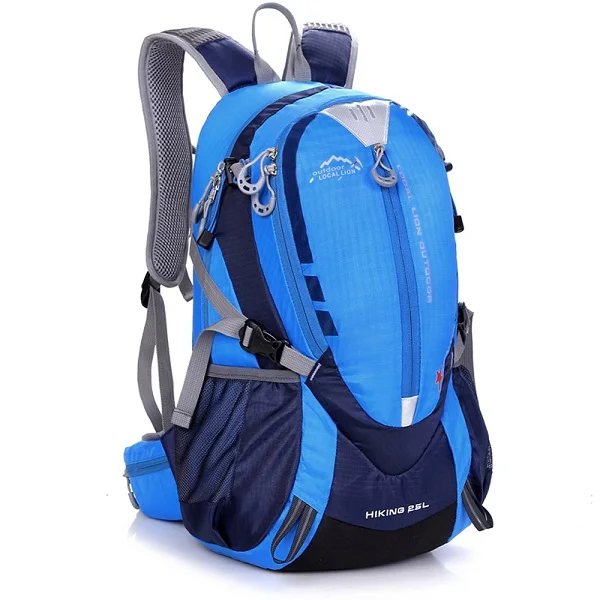 25л Водонепроницаемый нейлоновый рюкзак для альпинизма, уличный велосипедный рюкзак, рюкзаки для кемпинга, спортивные рюкзаки, рюкзак 441 - Цвет: Blue