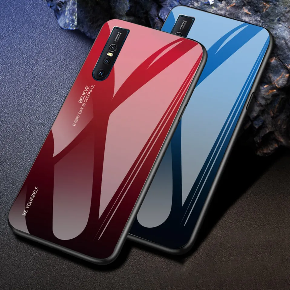 Glass Case for Vivo V15 Pro V9 V11i Y85 IQOO S1 Nex A Cover Luxury V15pro Phone Case for Vivo X21 UD X23 X27 V15 Z1 Z1i Z3 Z3i  (11)