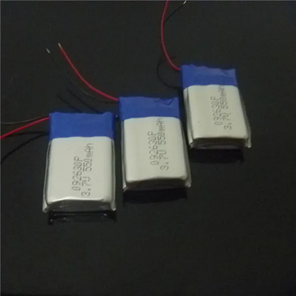 prismatic li ion polymer battery 902630 3.7v 550mah litium battery lipo battery for recorder, Tracker, Emergency lighting