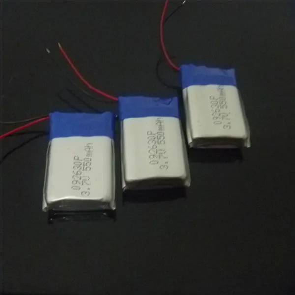 ot selling litium polymer battery 3.7Vv battery 902630 550mAh