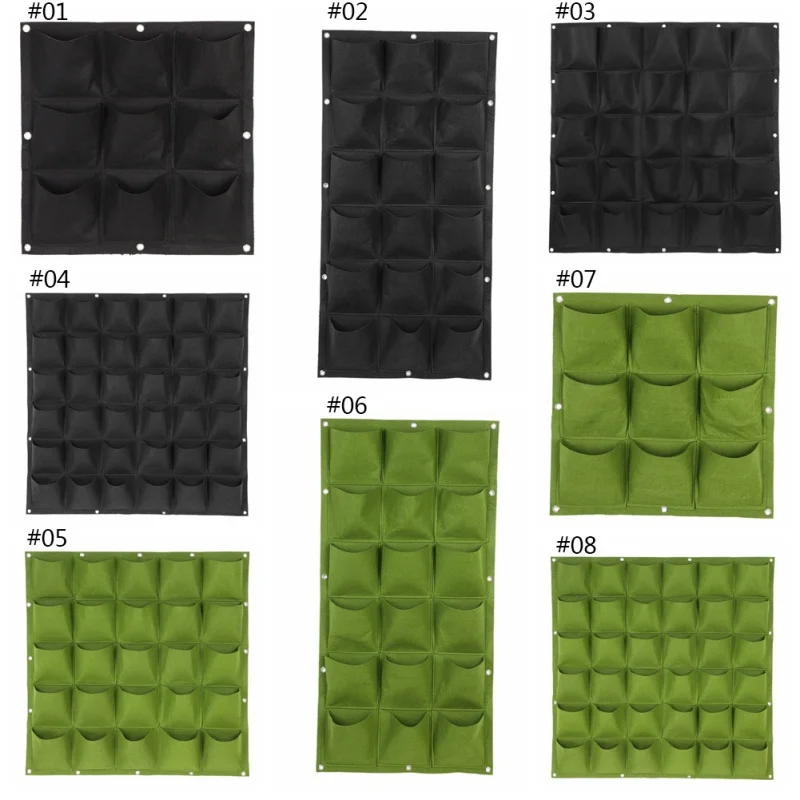 Крытый и открытый настенный подвешиваемый посадочный мешок, вертикальный подвешиваемый мешок культуры, клубничный контейнер для растений, мешок для роста