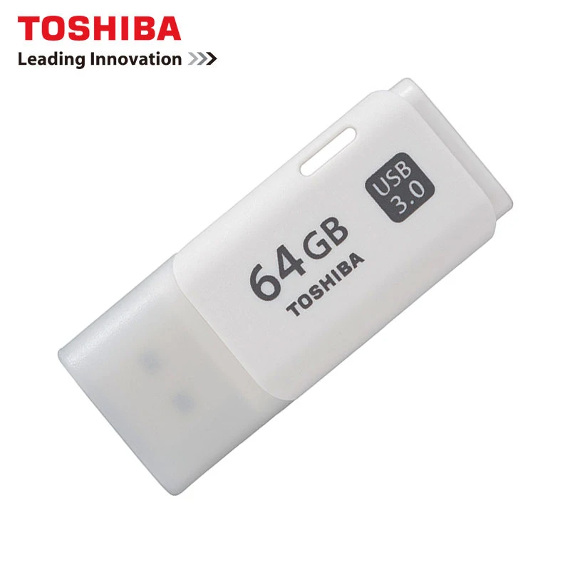  TOSHIBA U301 USB3.0 Flash Drive 128GB 64GB 32GB Pen Drive Pendrive Waterproof Plastic White U Disk 