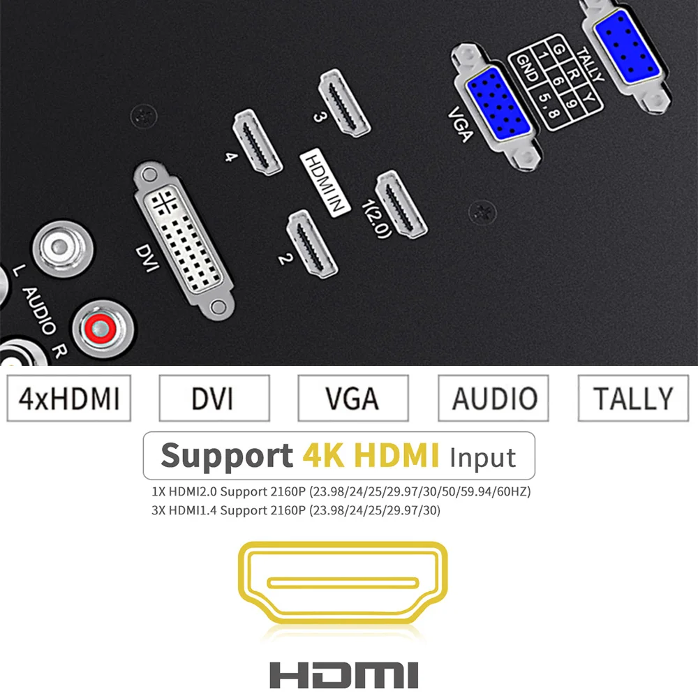 Монитор SEETEC 4k238 9hsd sch co встроенный конвертер SDI HDMI Cross Ultra HD 3840x2160 IPS