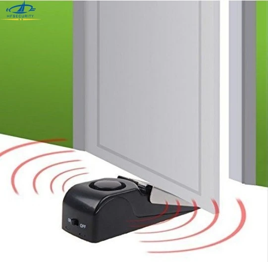 HFSECURITY Wireless Anti Theft Door Alarm Sensor 3 Pack Safety Wedge