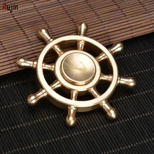 Из Металла Спиннеры лидер пальцев Топ смешные стороны блесны Игрушечные лошадки Съемная штурвала Spinner Прохладный подарок