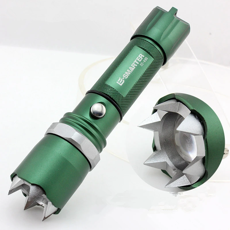 

Free Shipping LED Bright Powerful LED Flashlight Tactical Flashlight Women Self Defense Supplies Self-defense Weapon Equipment