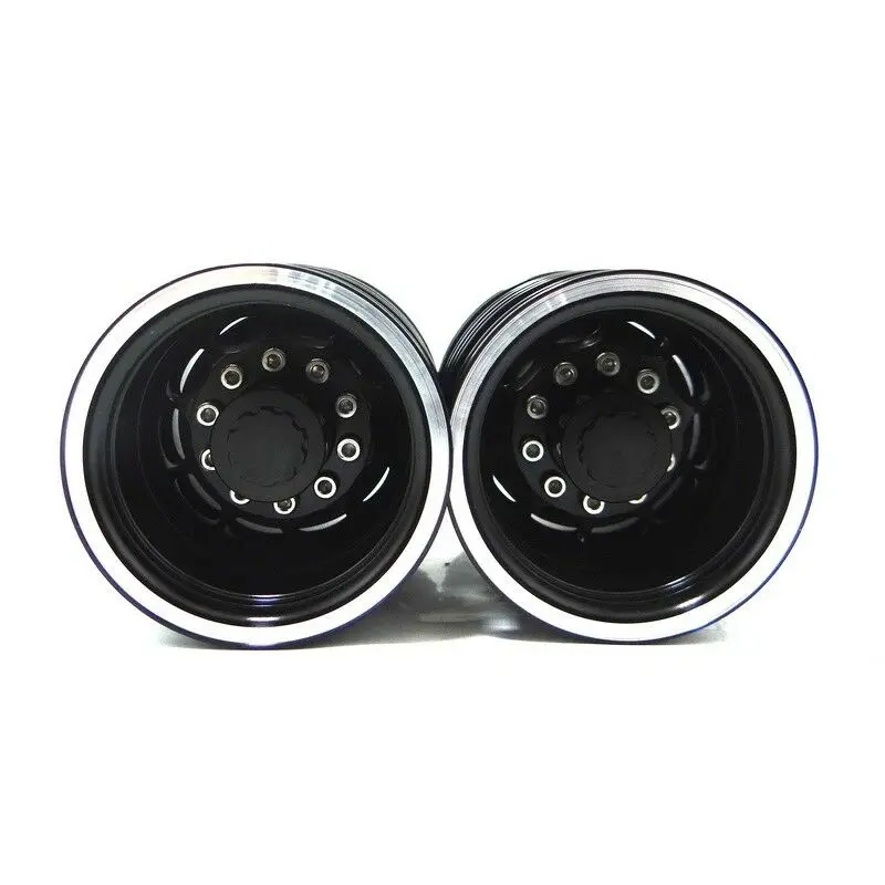 X Spede TTR112R01 Tamiya 1/14 черные алюминиевые задние колеса для трактора (2) | Игрушки и