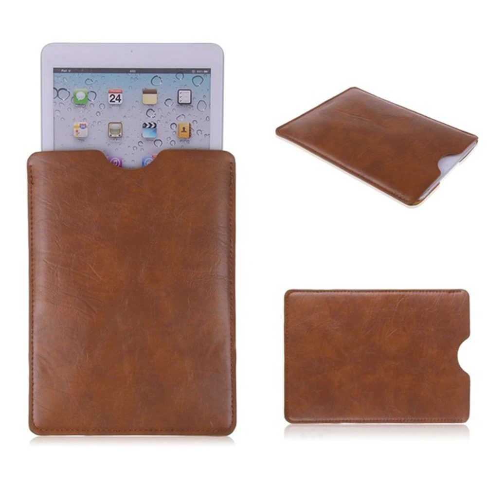 

Black/Brown Protect pu Leather Sleeve Bag Case Cover Pouch for 8" 9" 10"inch MID Tablet for ipad mini