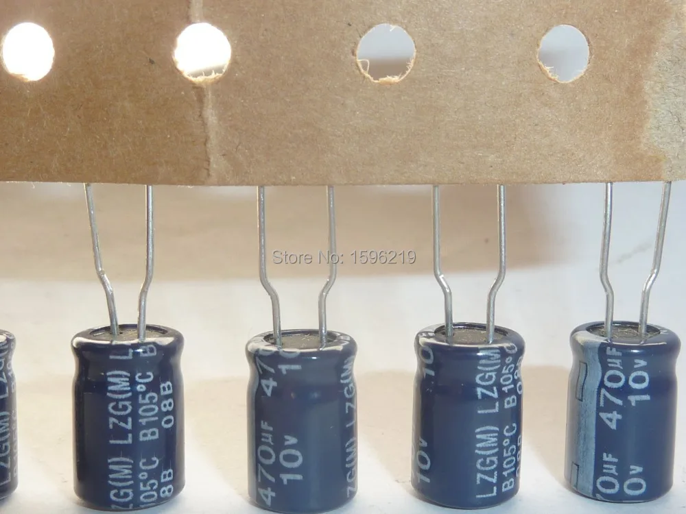 50pcs 470uF 10V LTEC LZG Series 8x11 5mm Low Impedance Long Life 10V470uF Aluminum Electrolytic capacitors