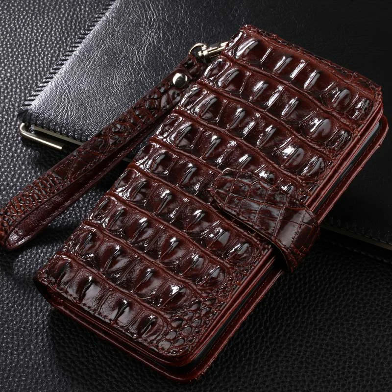 

Luxury Wallet Case for SAMSUNG Galaxy S7 Edge S8 S9 S10 Plus A30 A40 A50 A60 Flip Cover Pouch Crocodile Leather Phone Bag Case