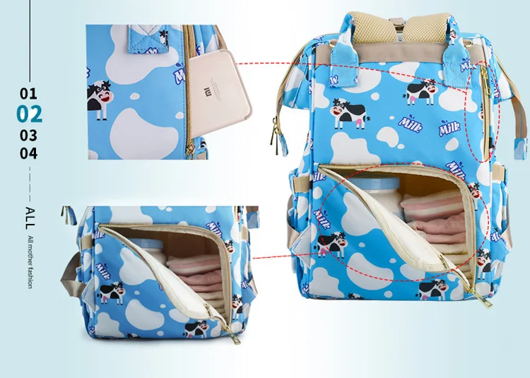 Pofunuo обновление Usb детские пеленки мешок водонепроницаемый подгузник мешок Мумия Материнство путешествия рюкзак кормящих большой емкости для ухода за ребенком