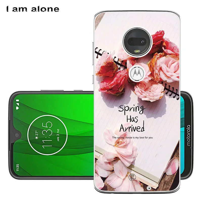 Чехлы для телефонов I am alone для Motorola Moto G7 G7 Play G7 power Solf из ТПУ, модные милые Чехлы для Moto G7 - Цвет: Solf TPU HH7