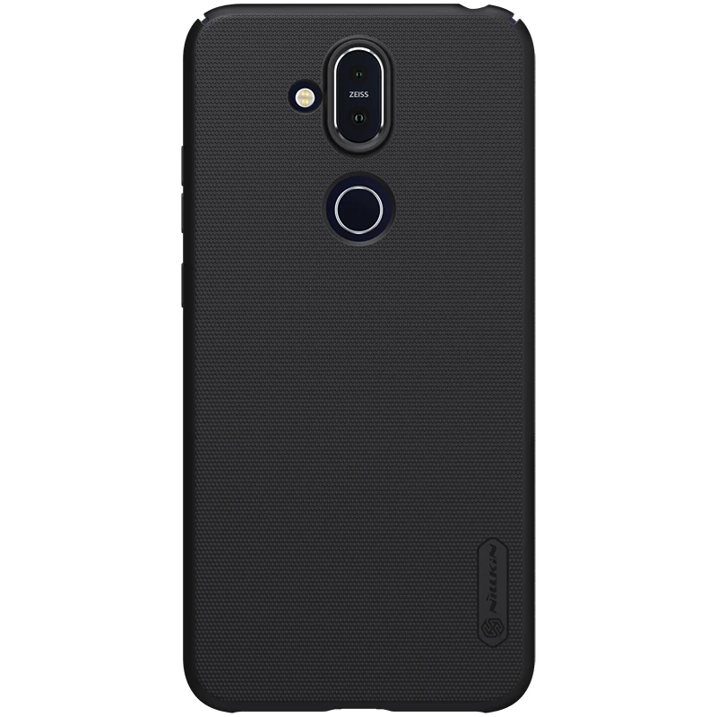 

case for Nokia 8.1 Global Version NILLKIN Super Frosted Shield matte PC hard back cover gift phone holder