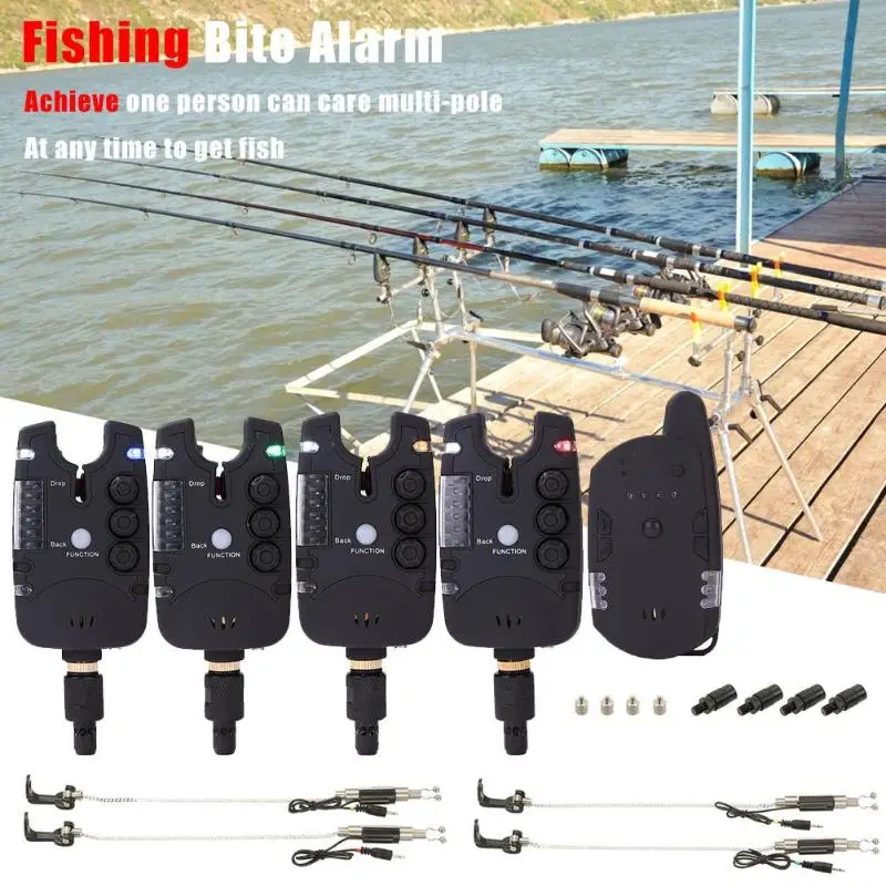

Electronic remote control fishing alarm luminous sea fishing accessories to prevent the rod off remote wireless fishing